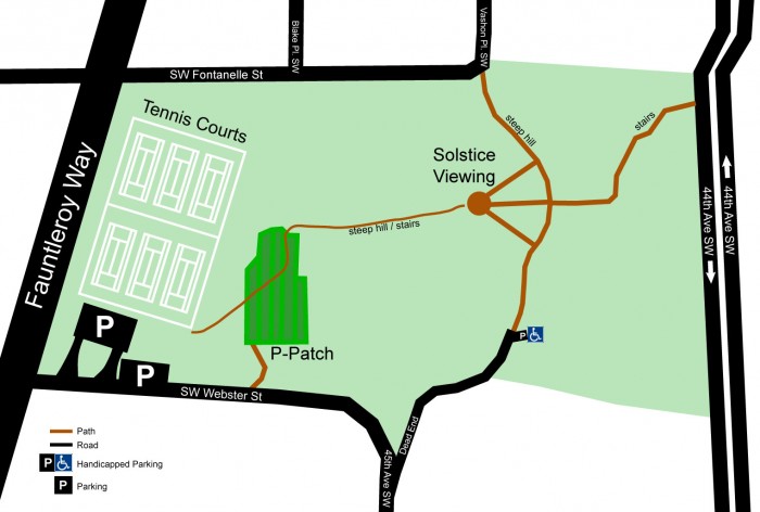 solsticepark Map of Solstice Park
