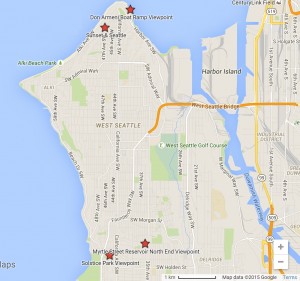 2015_08_12 Stargazing in West Seattle Map