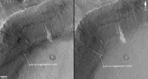 From NASA: Gullies on Mars